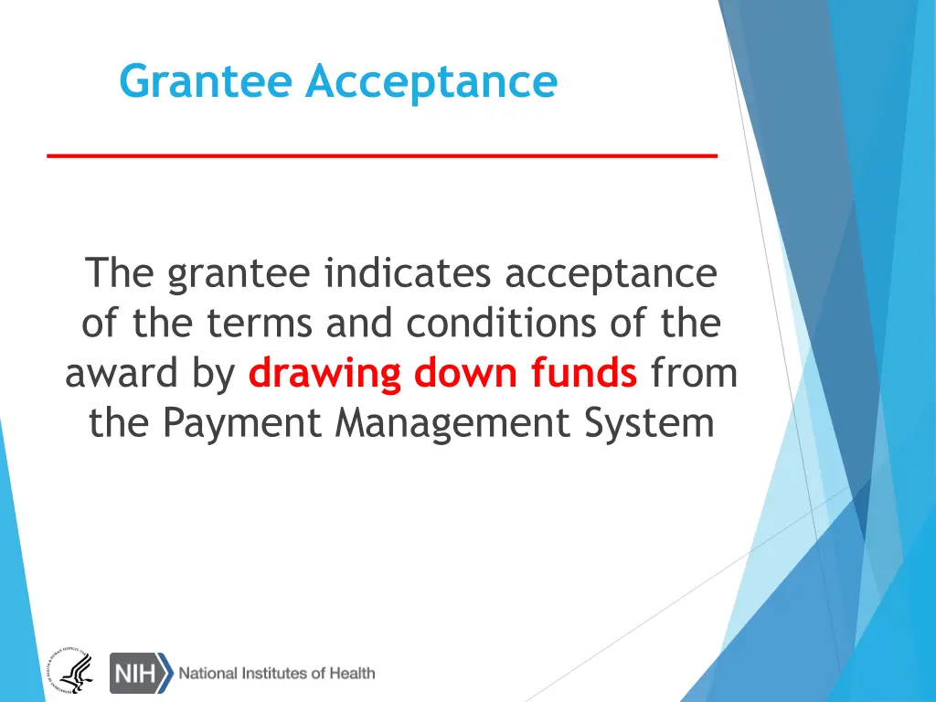 grantee acceptance