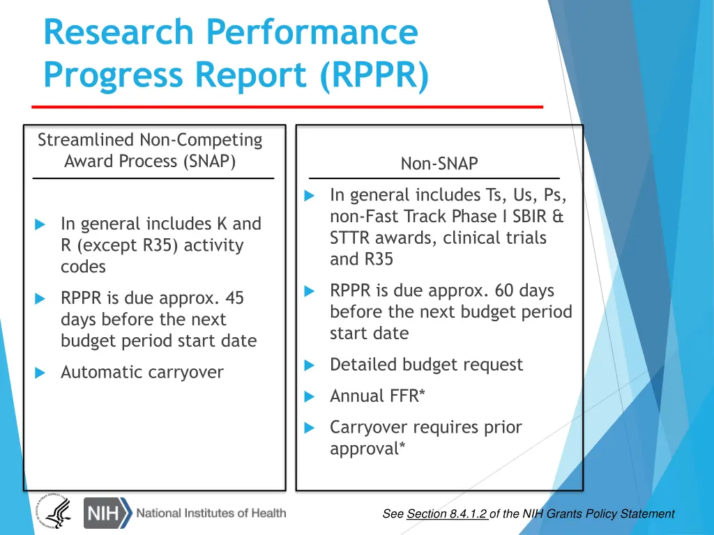 research performance progress report rppr 2