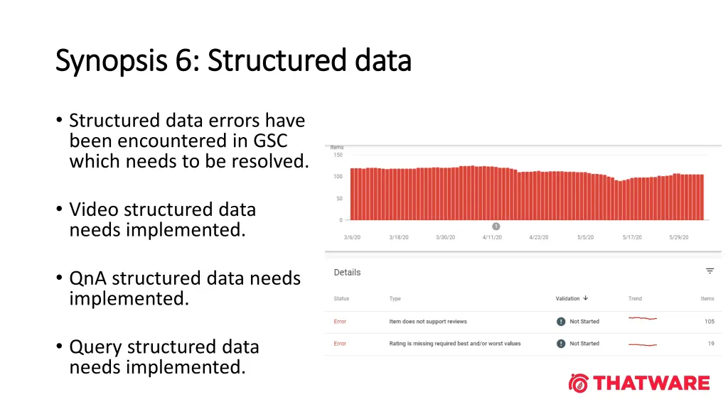 synopsis 6 structured data synopsis 6 structured