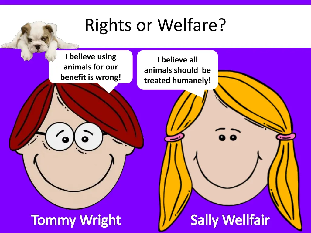 rights or welfare