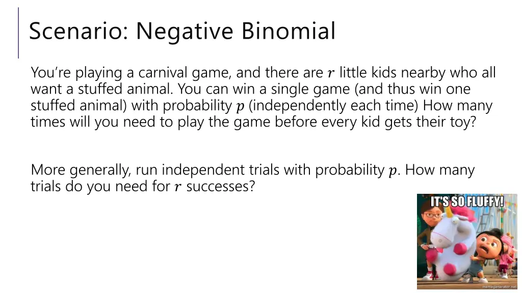 scenario negative binomial