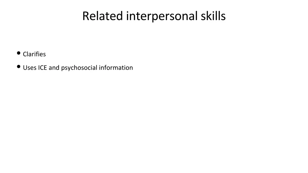 related interpersonal skills 2