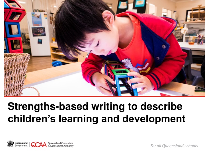 strengths based writing to describe children