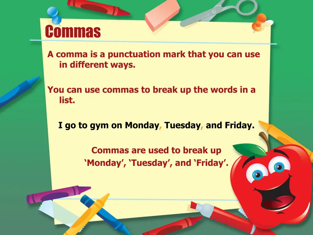 commas