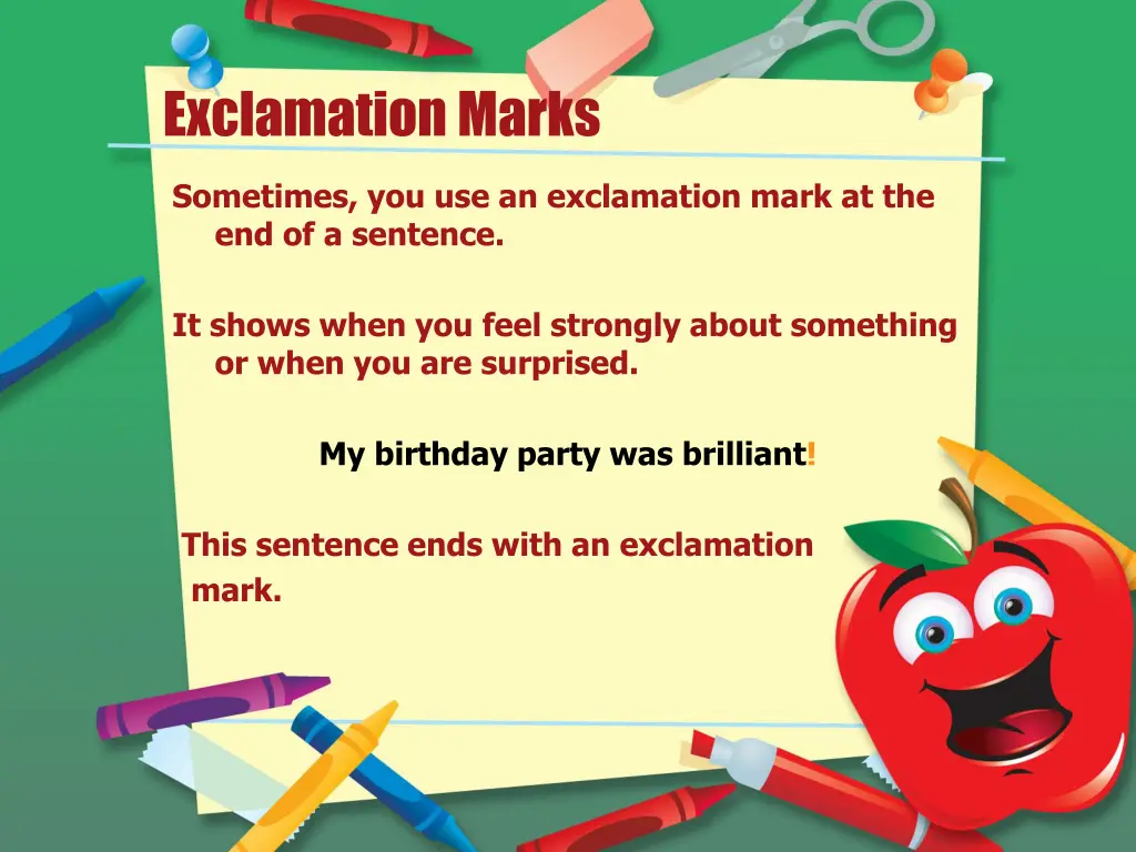 exclamation marks