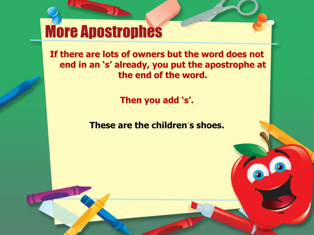 more apostrophes 2