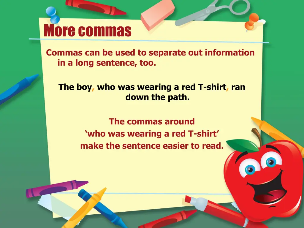 more commas 1