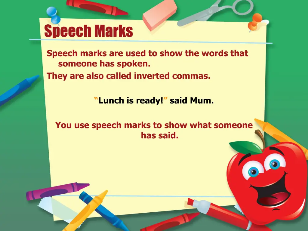 speech marks