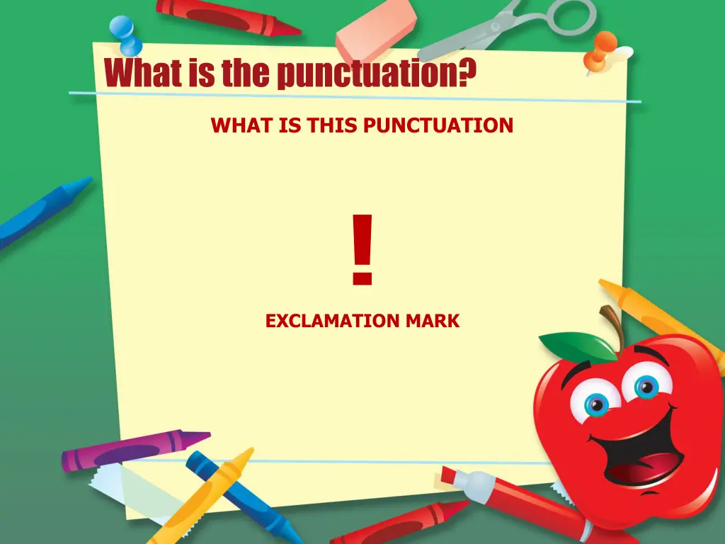 what is the punctuation 1