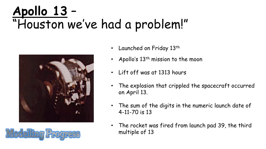 apollo 13 houston we ve had a problem