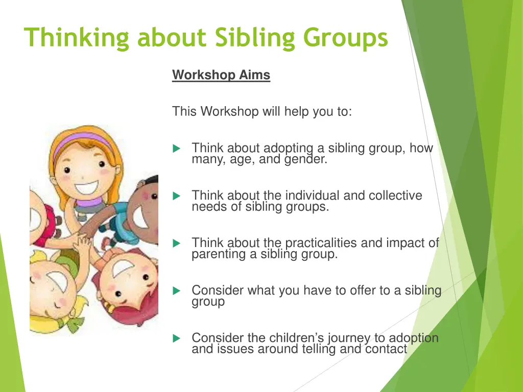 thinking about sibling groups 1