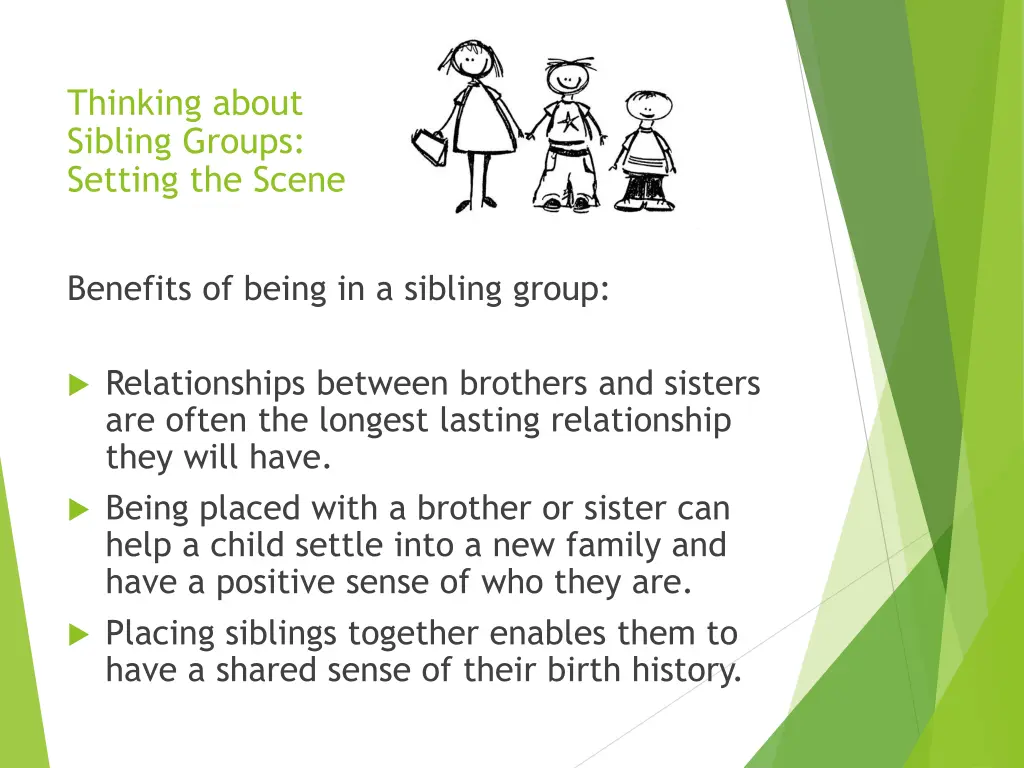 thinking about sibling groups setting the scene 1