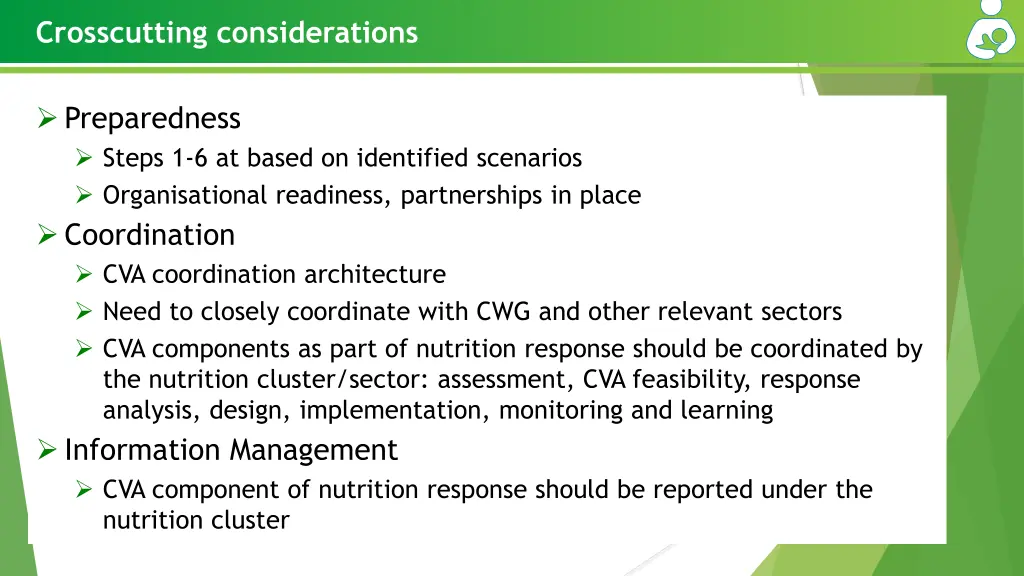 crosscutting considerations