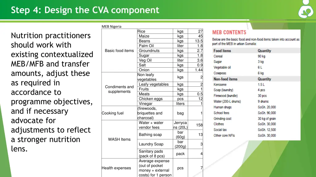 step 4 design the cva component 2