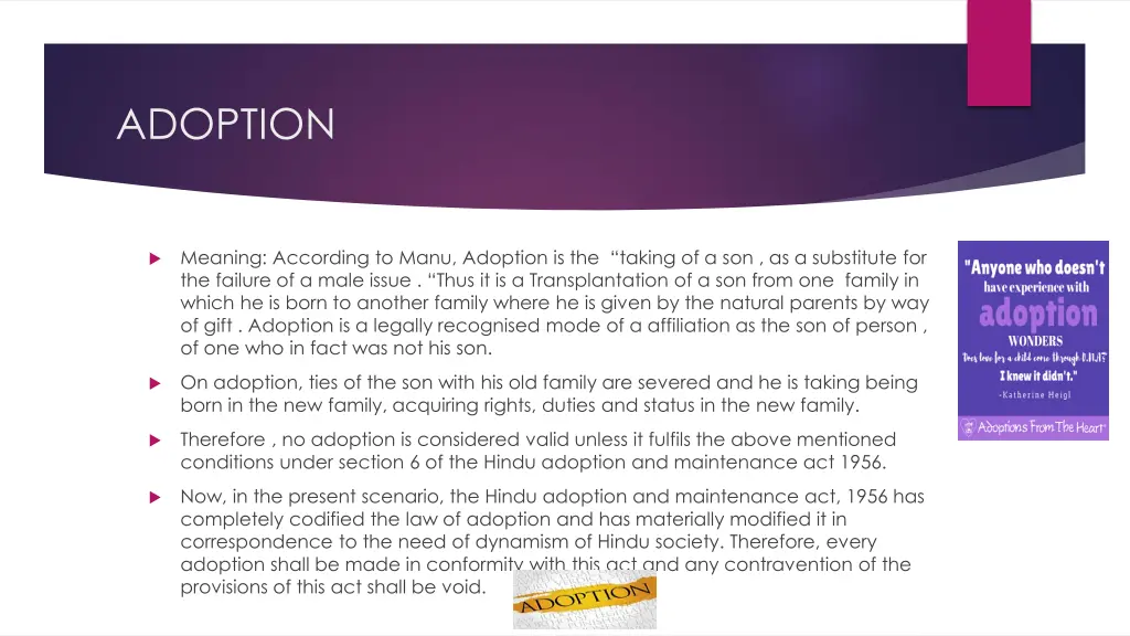 adoption