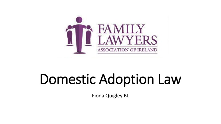 domestic adoption law domestic adoption law