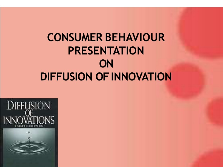 consumer behaviour presentation on diffusion