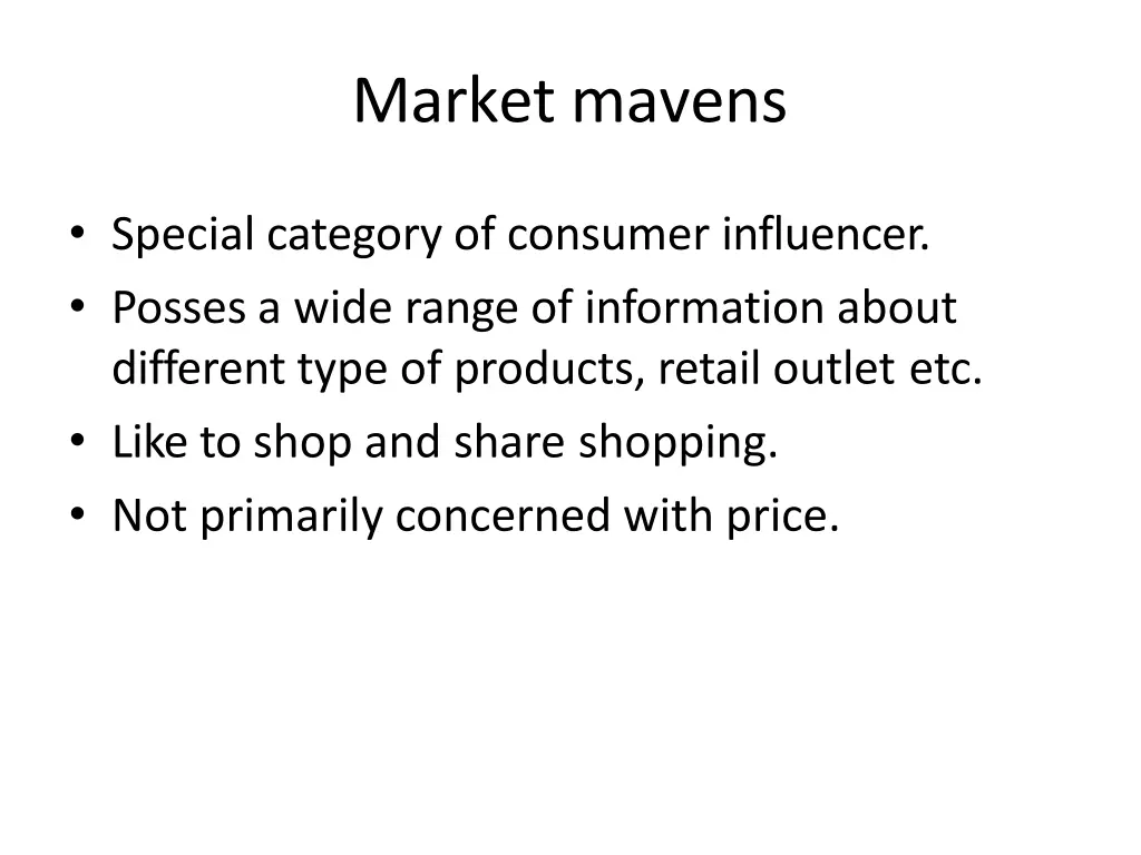 market mavens