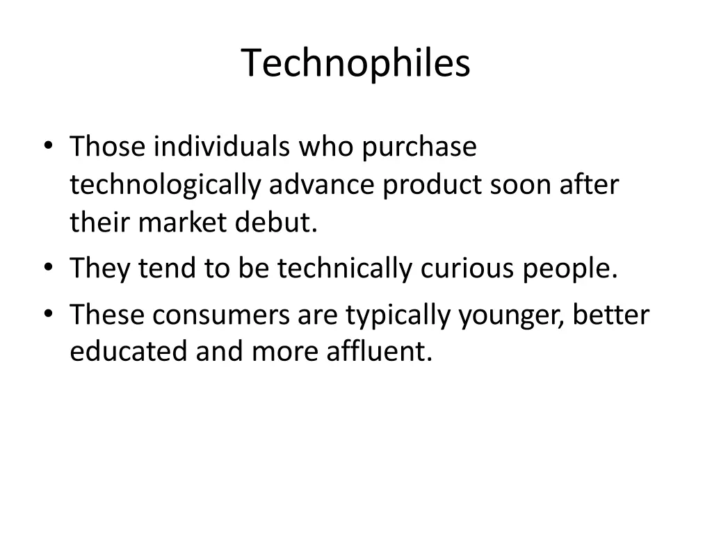 technophiles