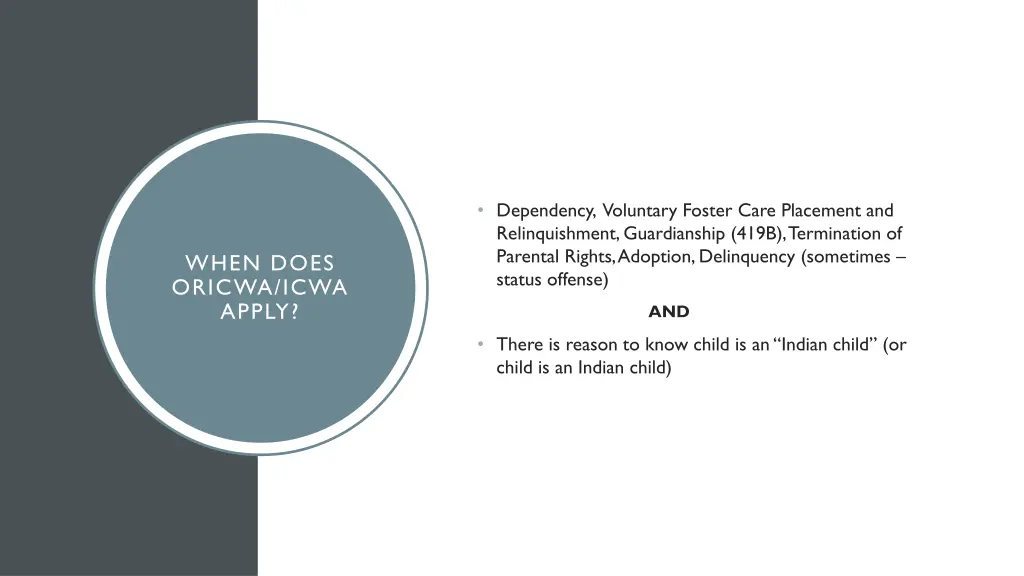 dependency voluntary foster care placement