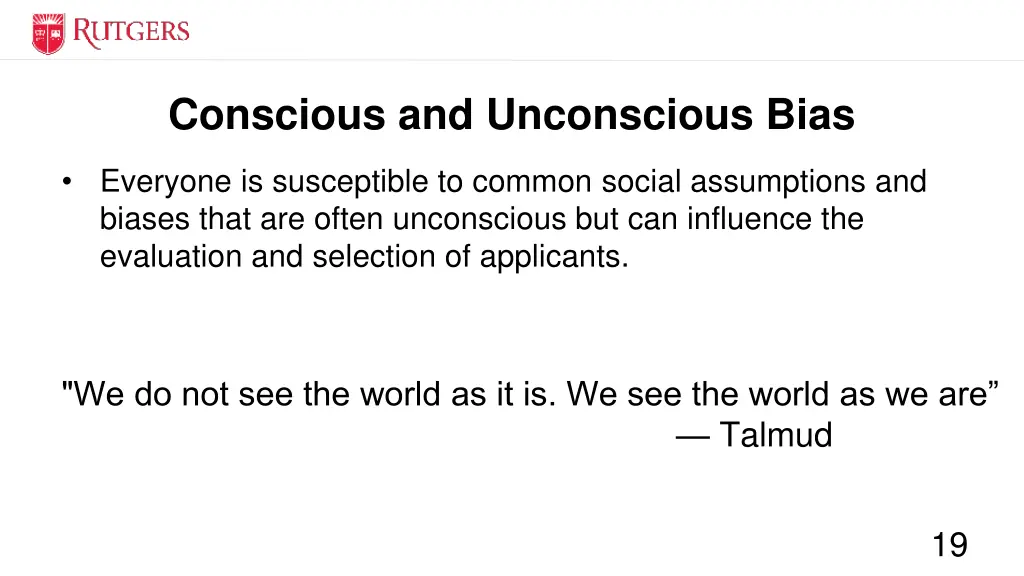 conscious and unconscious bias