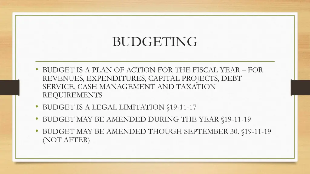 budgeting 1