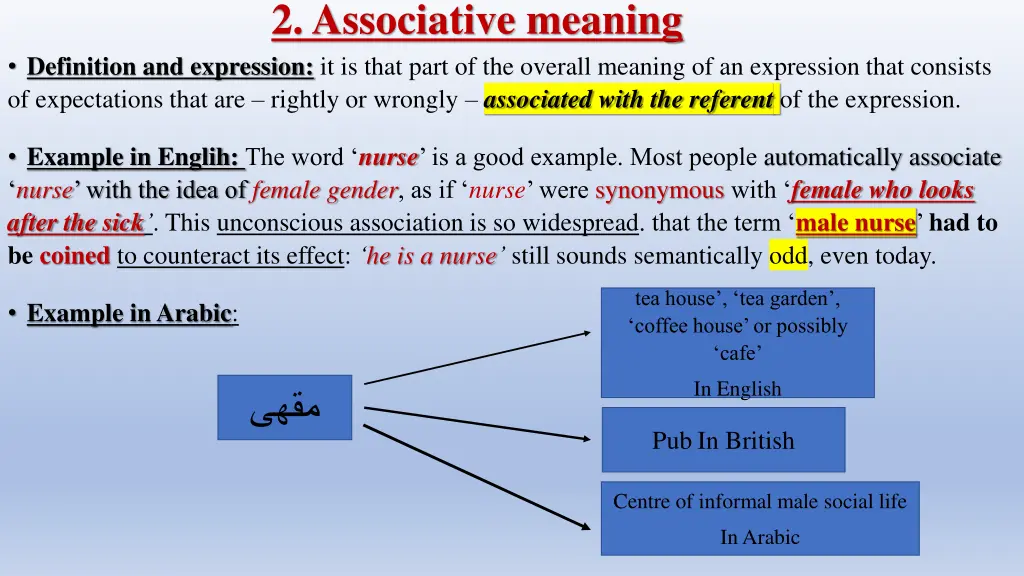 2 associative meaning