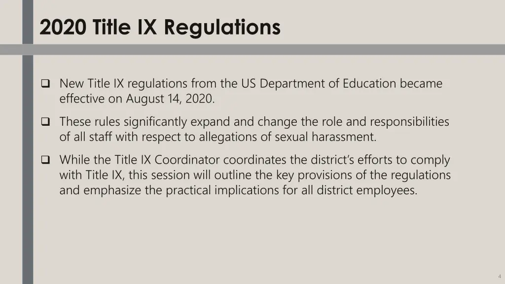 2020 title ix regulations