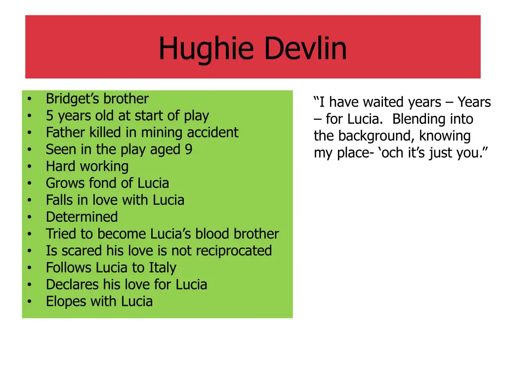 hughie devlin