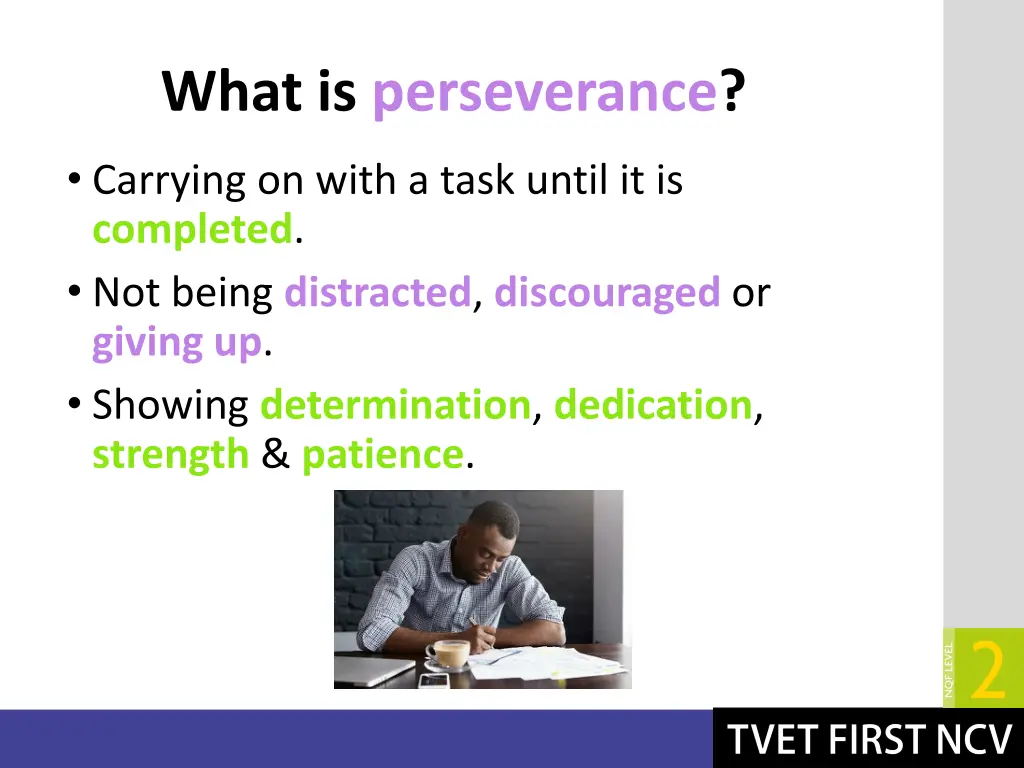 what is perseverance