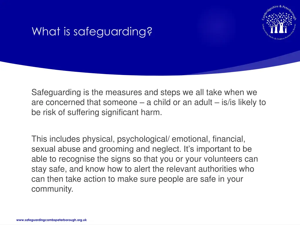 what is safeguarding