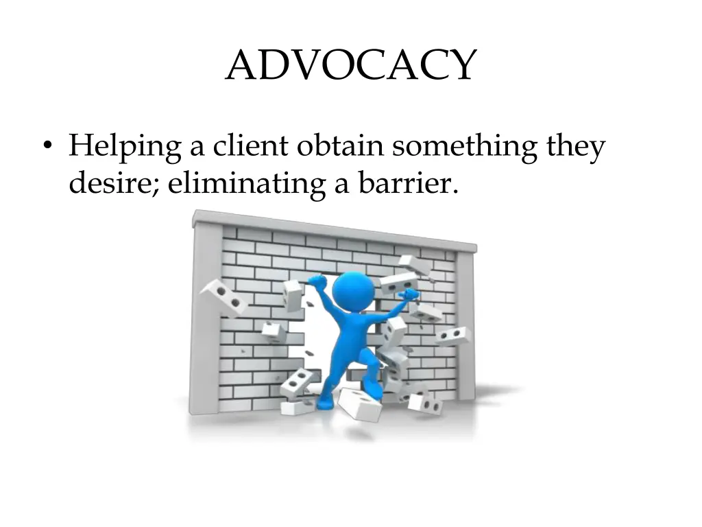 advocacy