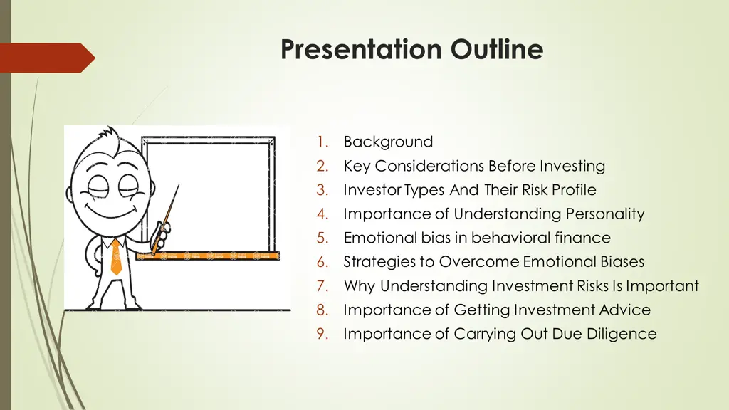 presentation outline