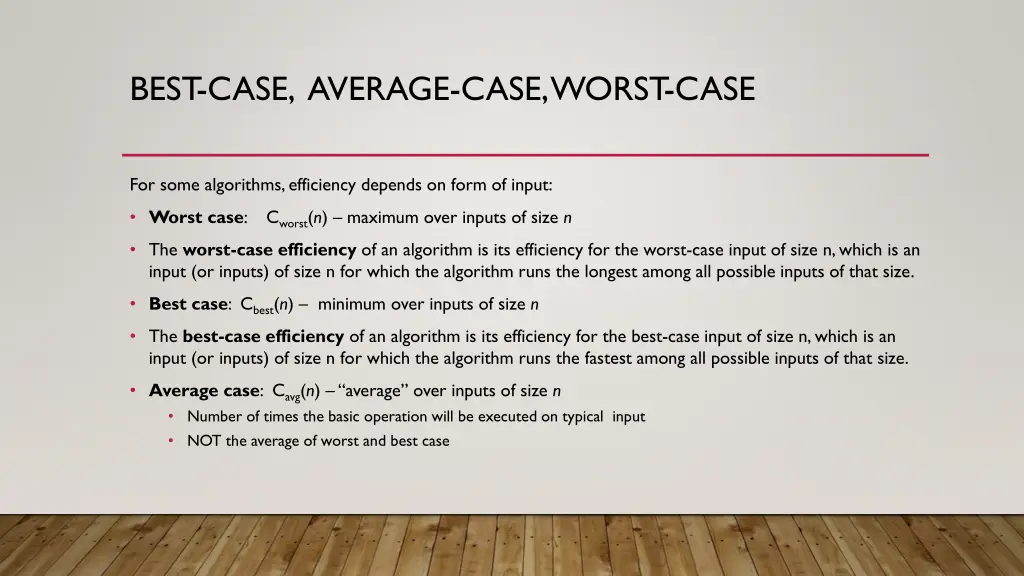 best case average case worst case