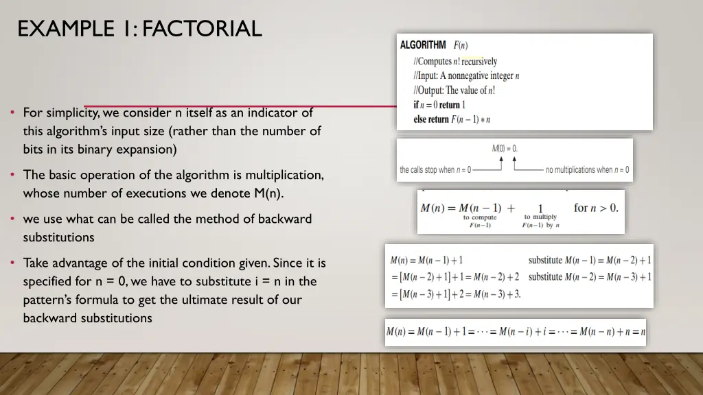 example 1 factorial