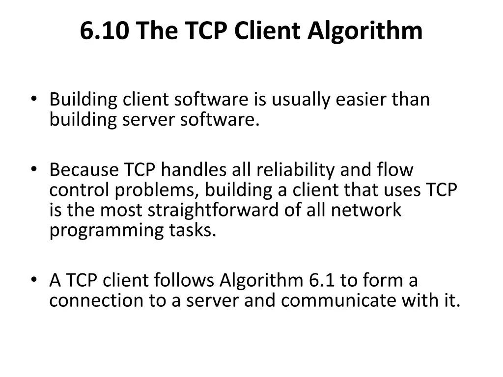 6 10 the tcp client algorithm