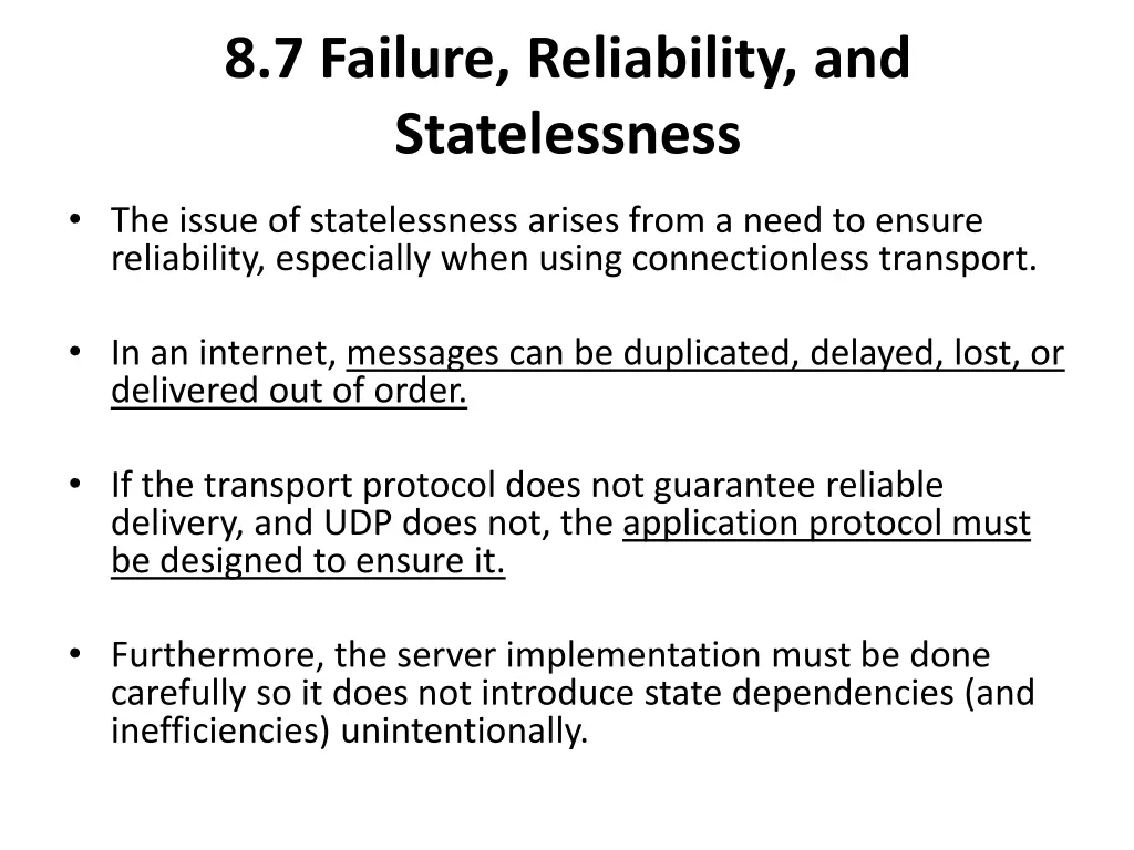 8 7 failure reliability and statelessness