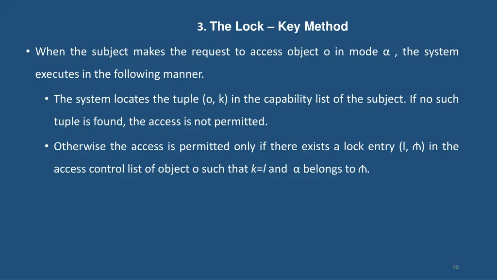 3 the lock key method 1