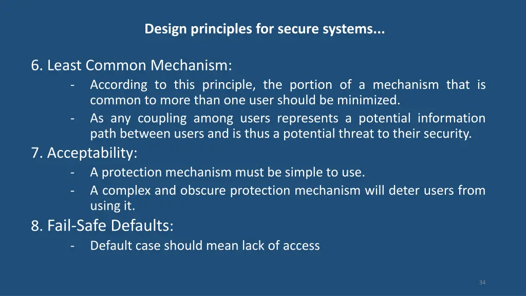 design principles for secure systems 4