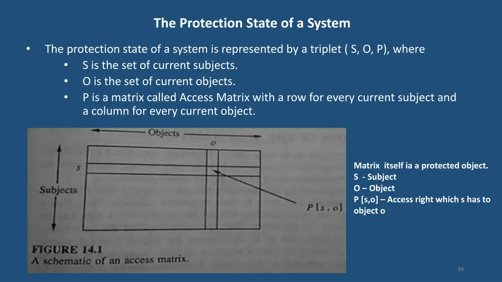 the protection state of a system