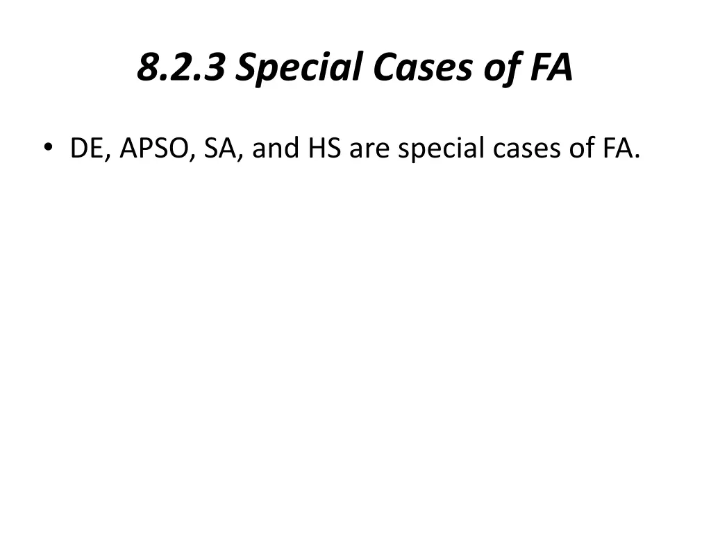 8 2 3 special cases of fa