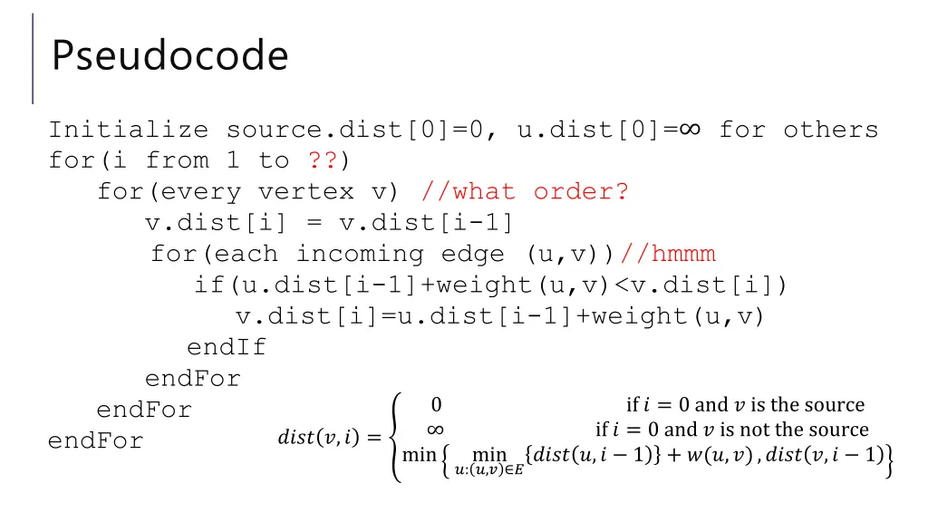 pseudocode