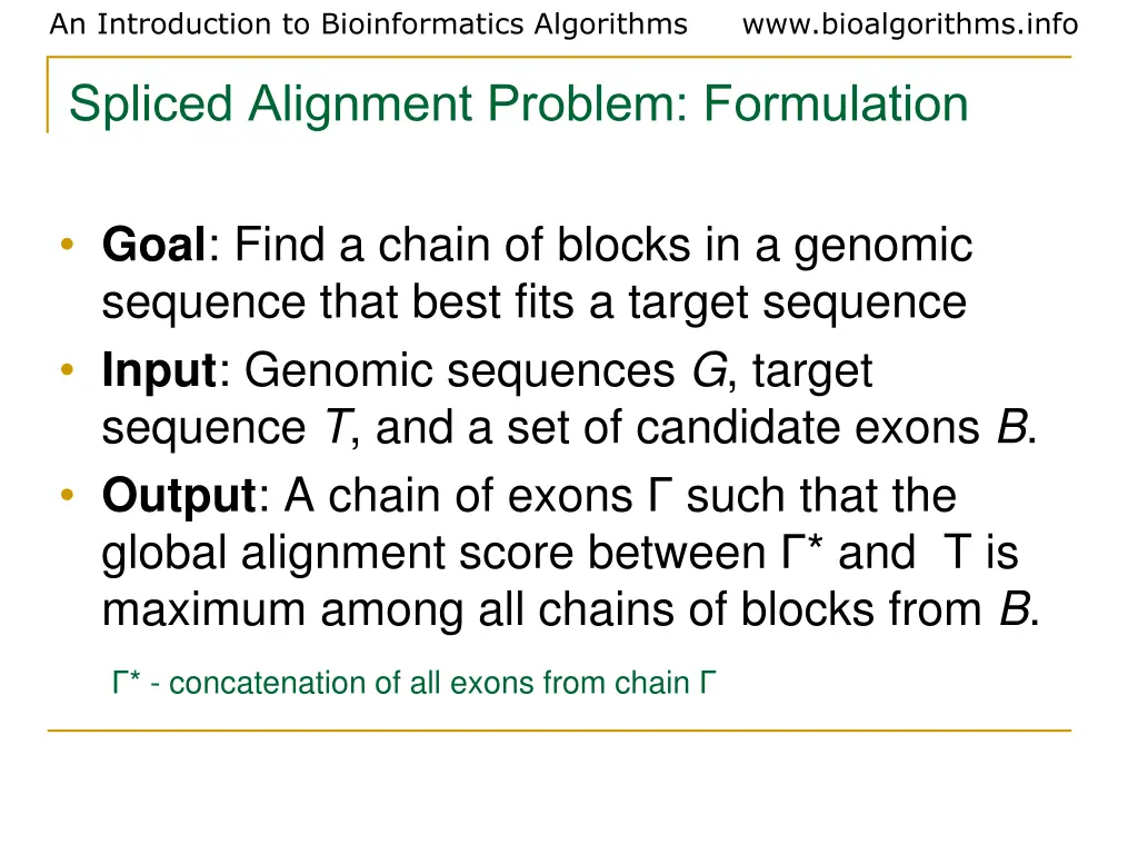 an introduction to bioinformatics algorithms 15