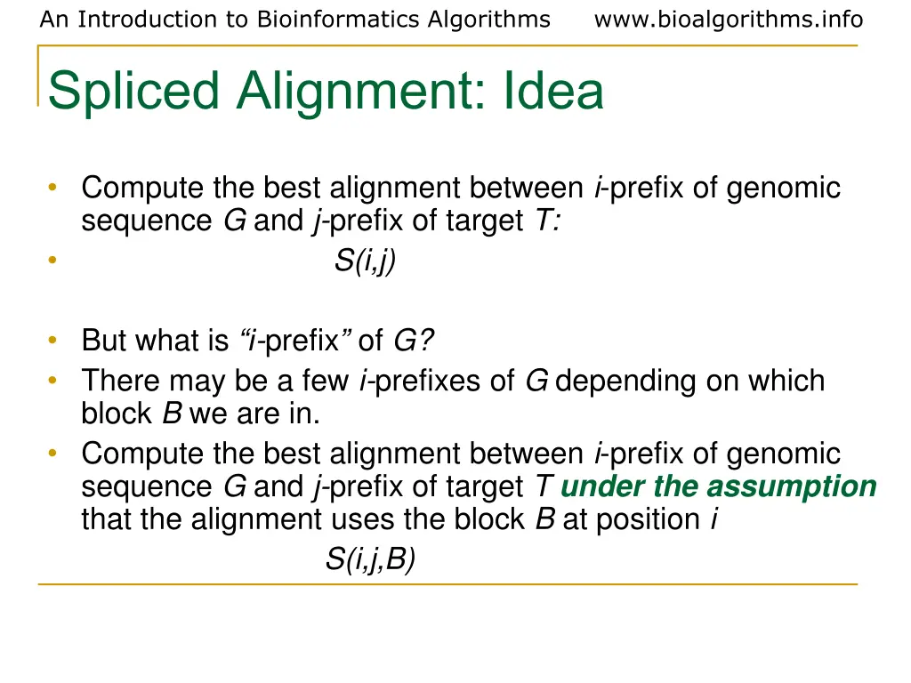 an introduction to bioinformatics algorithms 17