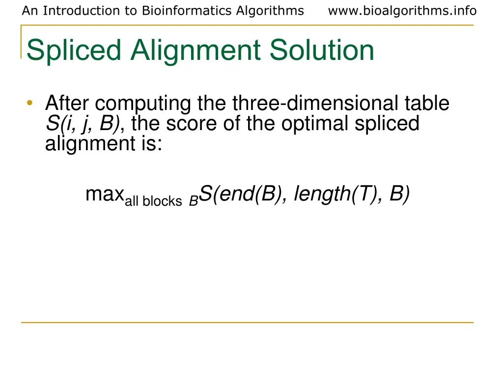 an introduction to bioinformatics algorithms 19