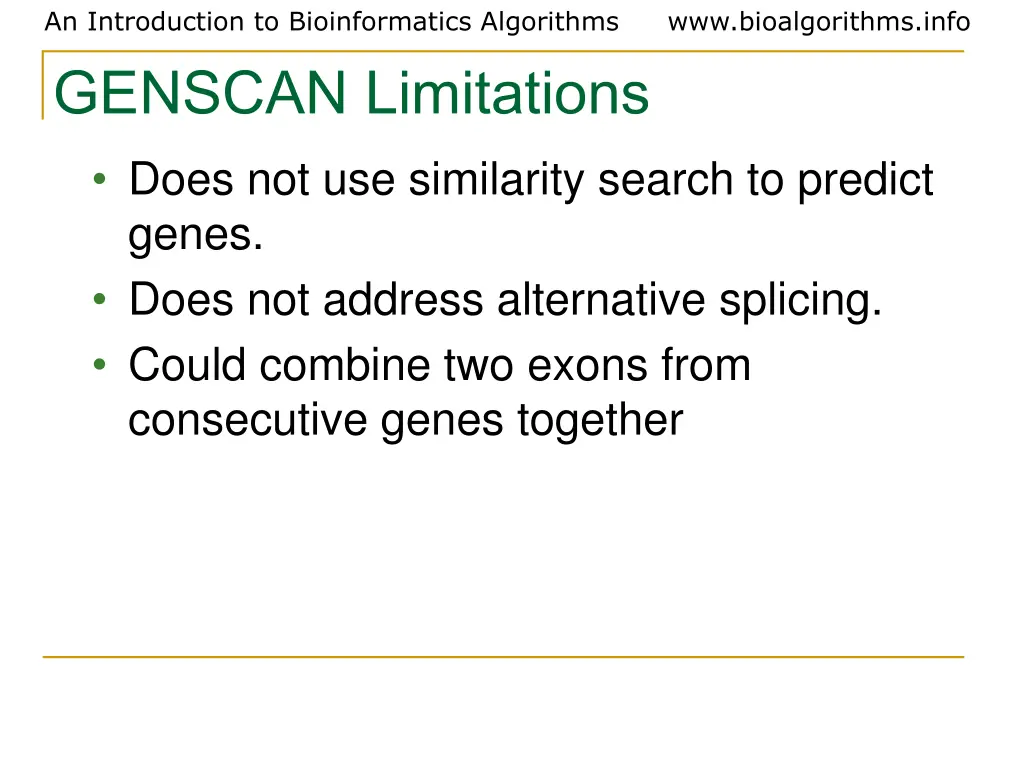 an introduction to bioinformatics algorithms 27