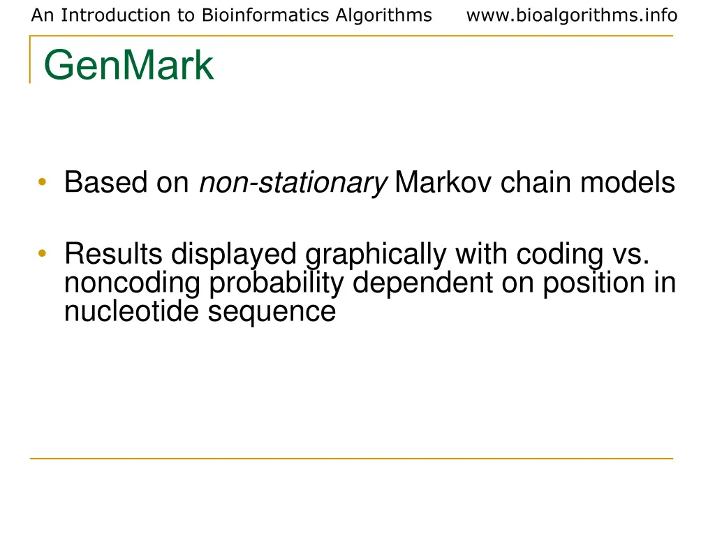 an introduction to bioinformatics algorithms 33