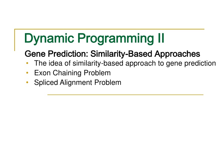 dynamic programming ii dynamic programming