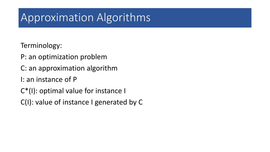 approximation algorithms 3