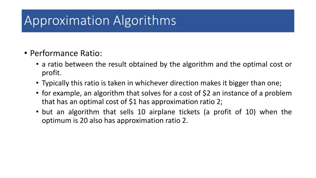 approximation algorithms 4